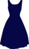 Blue Dress Clip Art