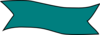 Teal Banner Clip Art