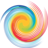 Rainbow Spiral Clip Art