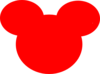 Mickey Mouse Outline Clip Art