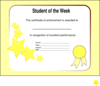 Student Of The Week Realigned Clip Art