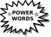 Power Word Card2 Clip Art