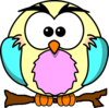 Yellow Owl Clip Art