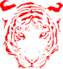 Tiger Red Clip Art
