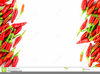 Clipart Chili Peppers Border Image