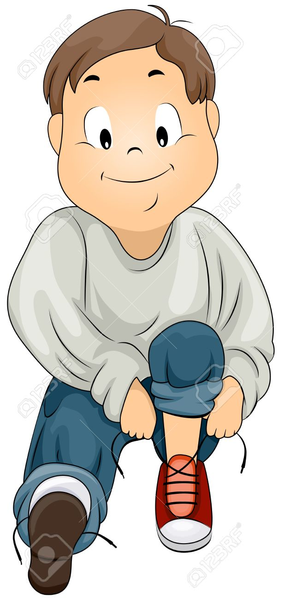 Clipart Child Tying Shoes | Free Images at Clker.com - vector clip art ...