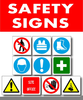 Industrial Safety Signs And Symbols Clipart Image