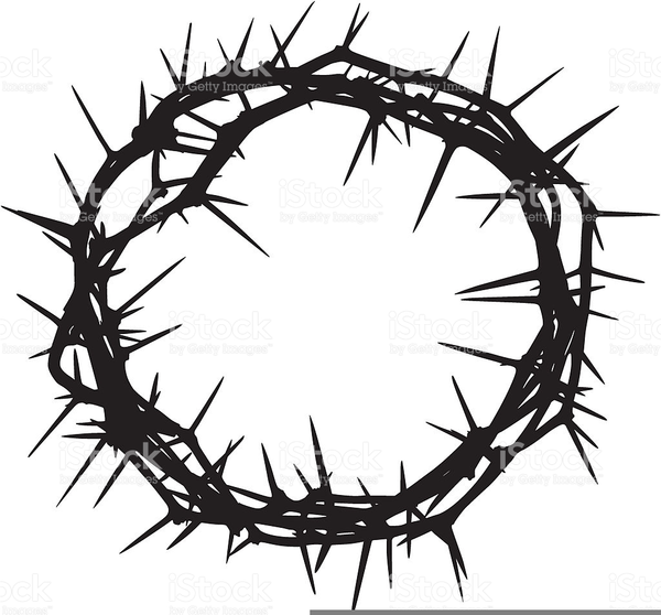 Free Clipart Of A Crown Of Thorns | Free Images at Clker.com - vector ...