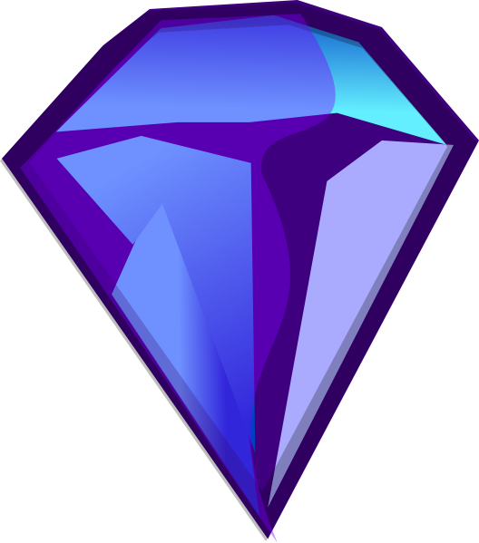 Blue Purple Diamond Clip Art At Vector Clip Art Online