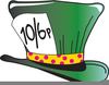 Mad Hatter Top Hat Clipart Image