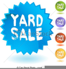 Free Yard Sale Sign Clipart Image