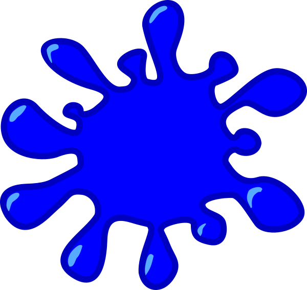 Blue Splash Clip Art at Clker.com - vector clip art online, royalty ...