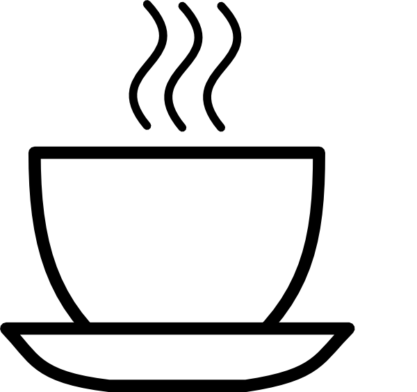 Black And White Coffee Clip Art at Clker.com - vector clip art online ...