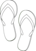 Flip Flops Clip Art at Clker.com - vector clip art online, royalty free ...