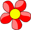 Red Flower Clip Art