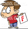 Bad Report Card Clipart Image