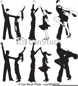 Ballroom Dance Clipart Silhouettes | Free Images at Clker.com - vector ...