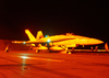F/a-18 Hornet Night Launch. Image