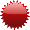 Red Sun Clip Art