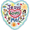 Free Jesus Loves Me Clipart Image