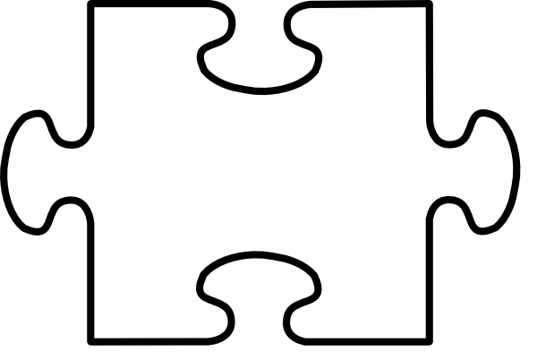 Puzzle Piece Clip Art at Clker.com - vector clip art online, royalty ...