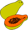 Papaya Clip Art