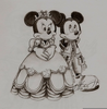 Mickey And Minnie Mouse Wedding Clipart Image