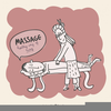 Chair Massage Clipart Image