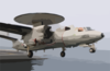 E-2c Hawkeye Launches From Uss Kitty Hawk Cv 63 Clip Art