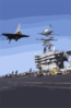 Uss Stennis - French Rafale Clip Art