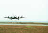 A P-3c Orion, Assigned To The Liberty Bells Of Patrol Squadron Sixty Six (vp-66), Leaves The Ground To Commence The First Of Many Missions Flown During Keflavik Tactical Exchange 2003 Image