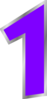 Number 1 Purple Clip Art