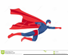 Superman Flying Clipart Image