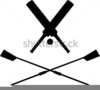 Rowing Oars Clipart Image