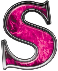 Letter S Pink The Letter S  Free Images at  - vector clip art  online, royalty free & public domain