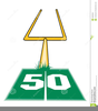 Free Football Goal Post Clipart Image