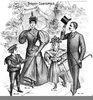Victorian Women Clipart Image