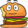 Free Clipart Hamburger Image