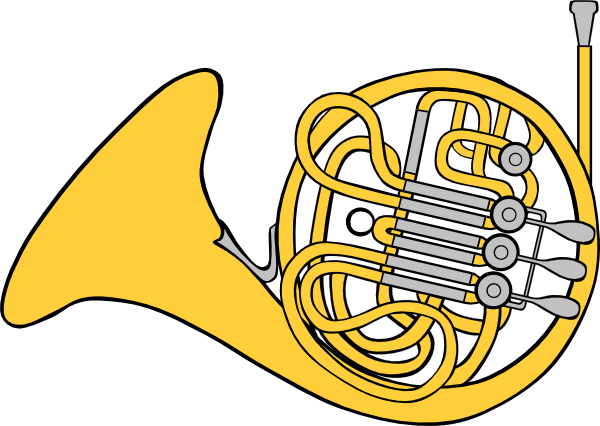 French Horn Clip Art at Clker.com - vector clip art online, royalty