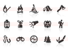 0009 Outdoor And Camping Icons Image