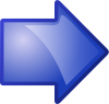 Arrow Blue Right Clip Art