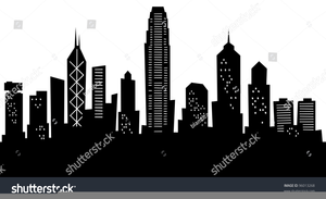 City Night Skyline Clipart | Free Images at Clker.com - vector clip art ...