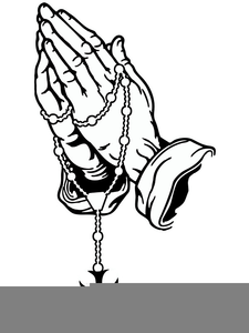Clipart Prayer Hands With Rosary | Free Images at Clker.com - vector ...