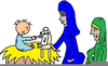 Free Baby Jesus Clipart Image