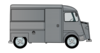 Gray Cargo Van Clip Art