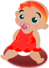 Baby Girl Clip Art