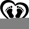 New Baby Feet Clipart Image