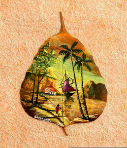 Leaf Artists Painting Image