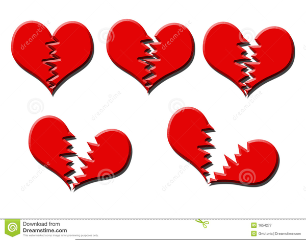 Free Clipart Of A Broken Heart | Free Images at Clker.com - vector clip ...