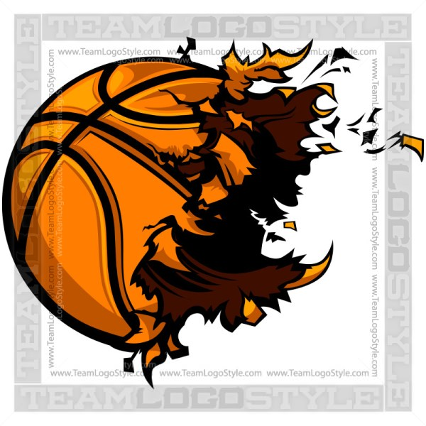 Exploding Basketball Clipart | Free Images at Clker.com - vector clip ...